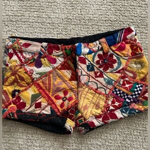 Authentic Kantha Shorts size 30 NWOT